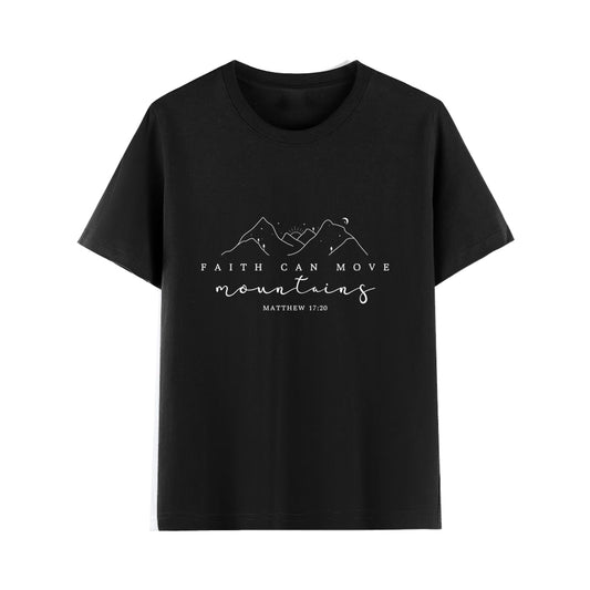 Faith Can Move Mountains Religious Shirt