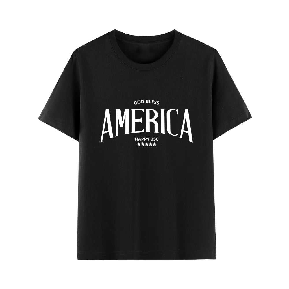 God Bless America T-shirt, 250 Years of America