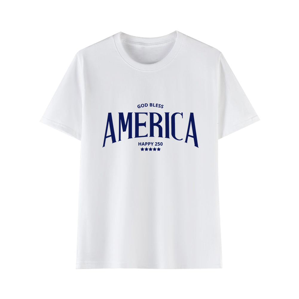 God Bless America T-shirt, 250 Years of America