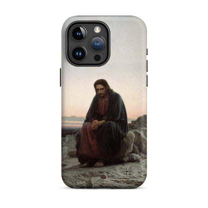 Christ in the Wilderness Phone Case