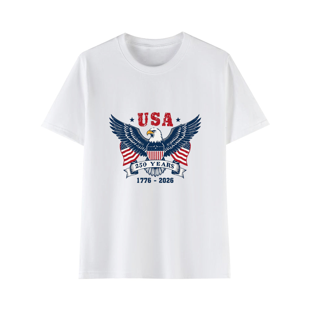 USA 250th Anniversary, Patriotic Eagle Design, 4th of July T-Shirt