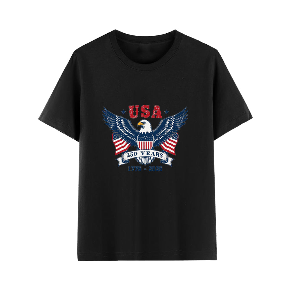 USA 250th Anniversary, Patriotic Eagle Design, 4th of July T-Shirt