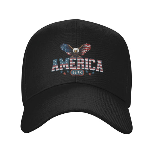 Eagle Patriotic Cap, America 250th Anniversary Hat