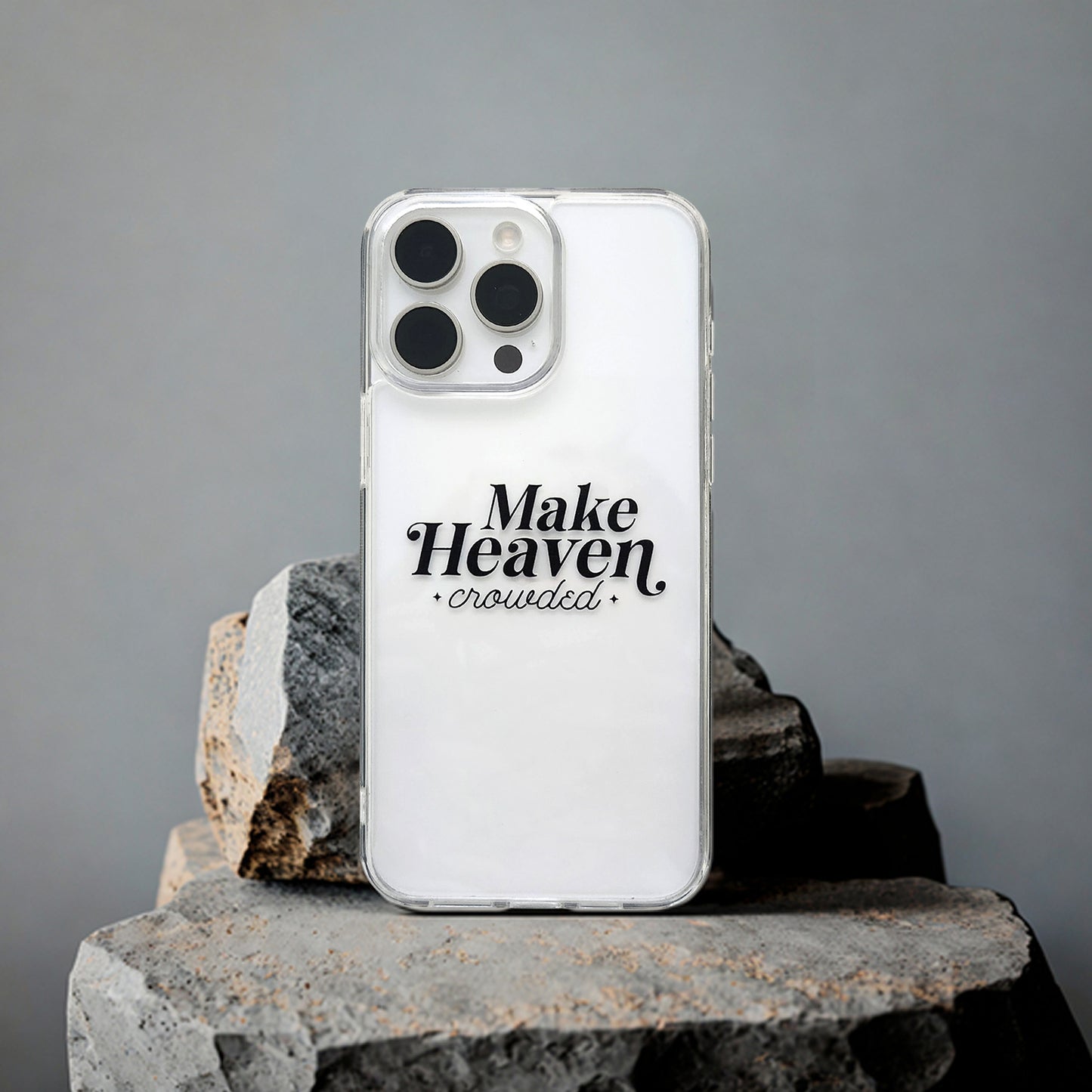 Make Heaven Crowded CLear Phone Case